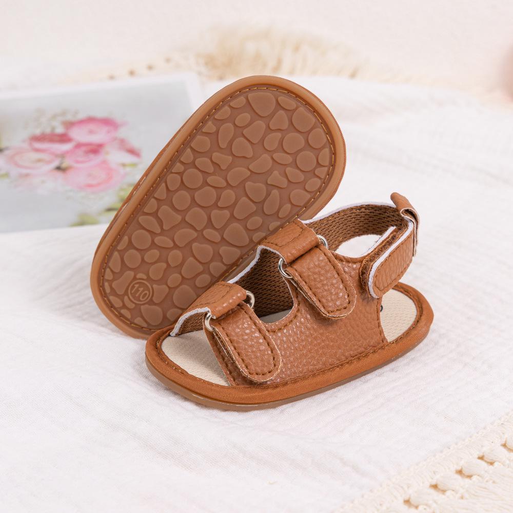 2025 Summer Casual Soft Sole PU Sandals with Velcro for Baby Boys & Girls - Breathable Toddler Shoes