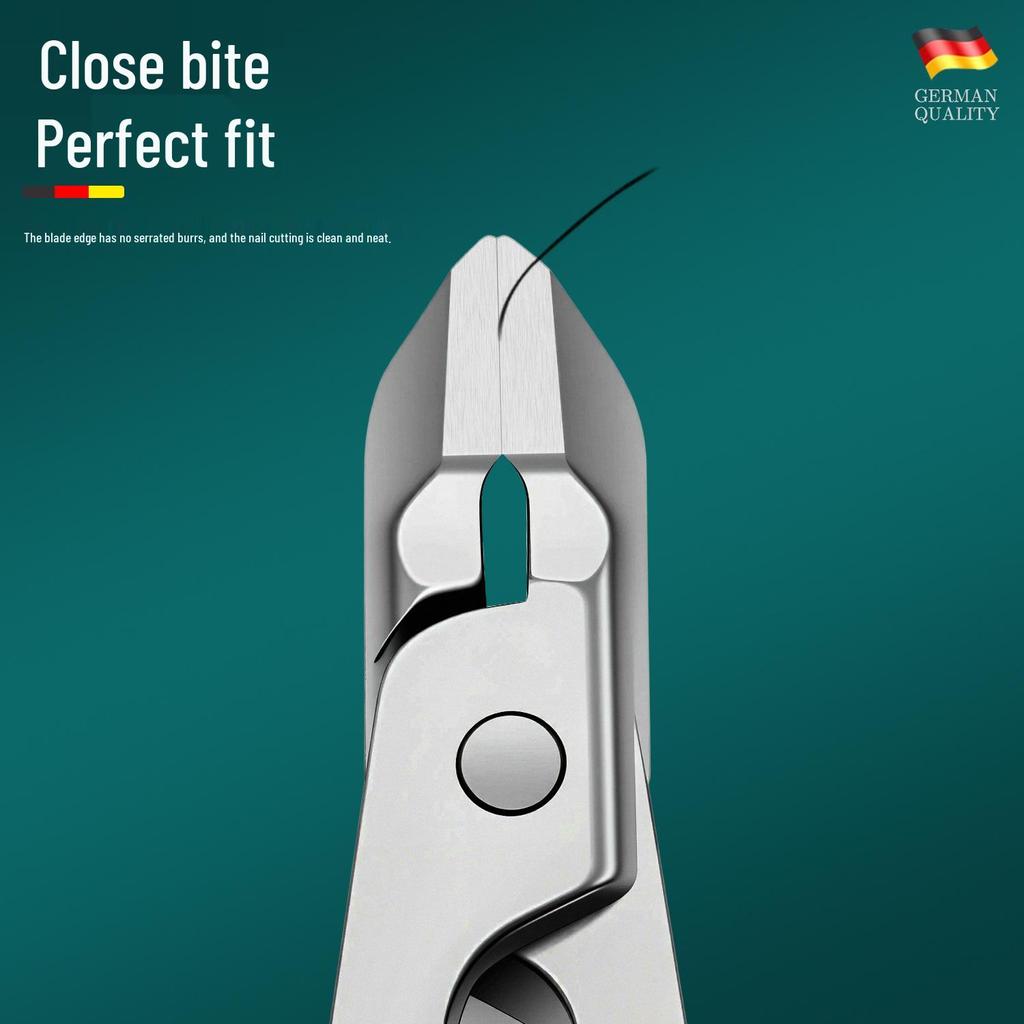 Super Sharp Stainless Steel Large-Opening Nail Clipper Set, Oblique-Edge Pedicure Tools