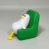 Multi-scene Lazy Reading Duck Figurine 3D Printed Cute Ornament for Car Dashboard Home Desk Bookshelf Decor Funny Small Gift
