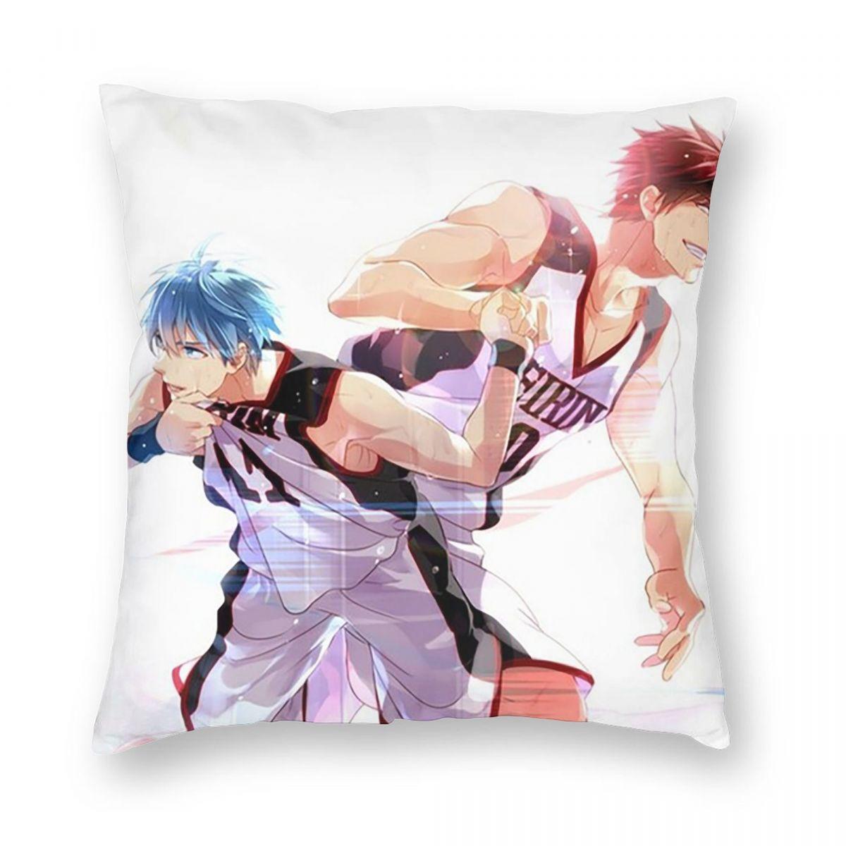 

Japanese Anime Kuroko No Basket Square Pillowcase Pillow Cover Cushion Zip Decorative Comfort Throw Pillow for Home Car 12x12Inch
