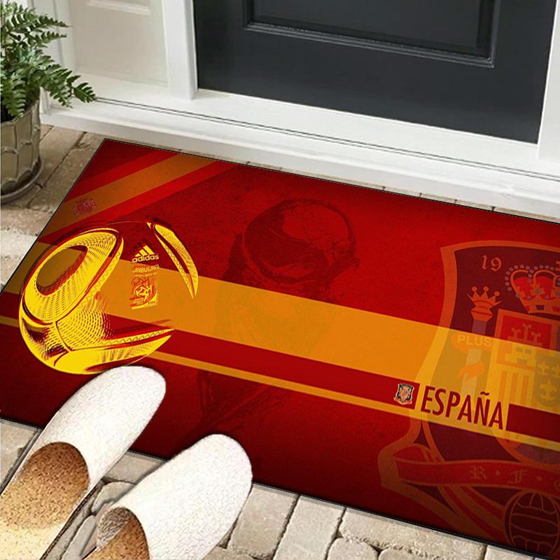 1PC Rug Spain Flag Map Art Carpet, Chair Rug,Area Rug for Office Bedroom Living Rooms Bedroom, Doormat Decor Christmas Fan Gifts
