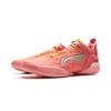 Li Ning Yushuai 19V2 Basketball Shoes Men's Low Top Pink Orange ABAV049-1
