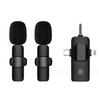 K15 Wireless Lavalier Microphone for Live Streaming, Recording, and Noise Reduction - Perfect for Eating Shows.