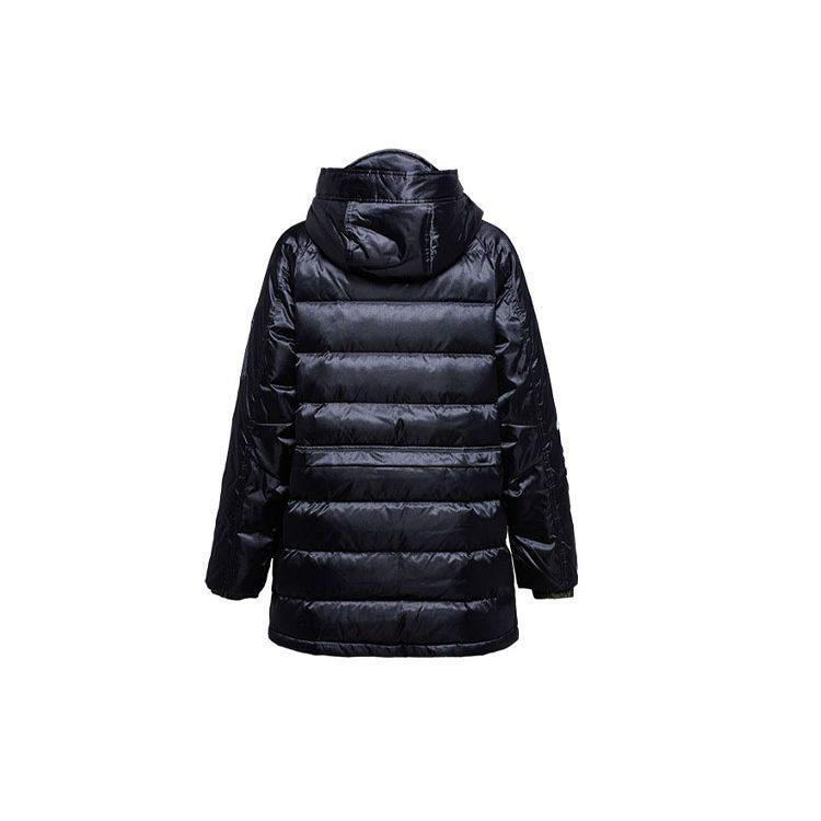 Converse Down Jackets Women's Ink Black Hooded Moderate Other 10006987-A02
