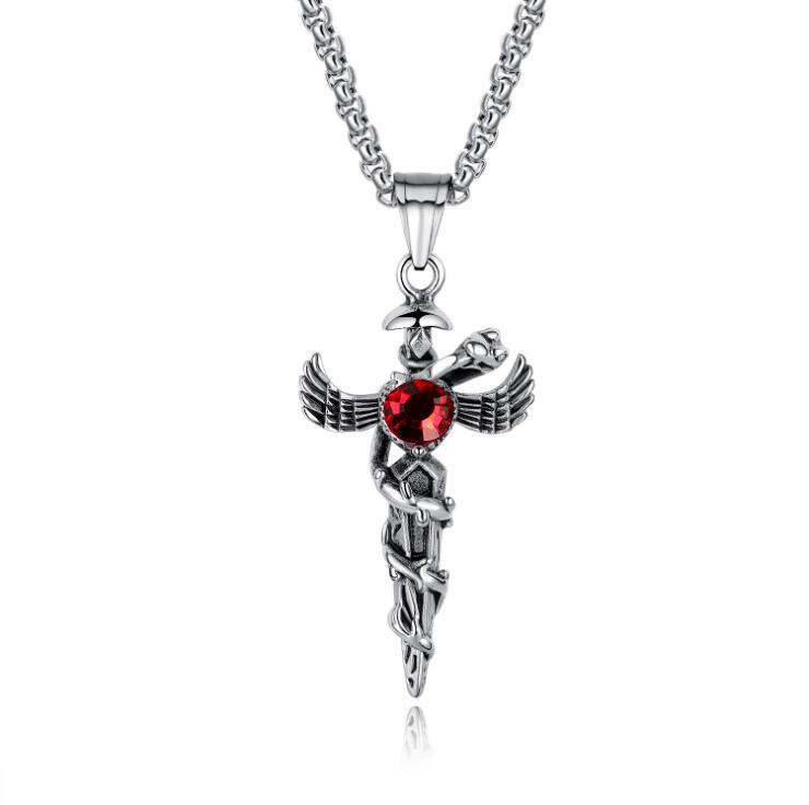 Men's Domineering Personalized Boxer Gloves Pendant Necklace - Stainless Steel Fitness Jewelry