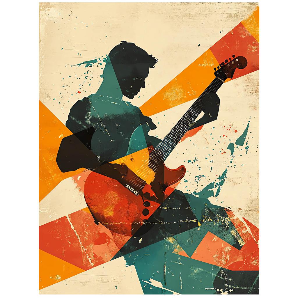 Plakat Muzyczna Pasja Plakat Muzyczna Pasja, 30X40 Cm, Bez Ramy, Papier Matowy 230 Gsm