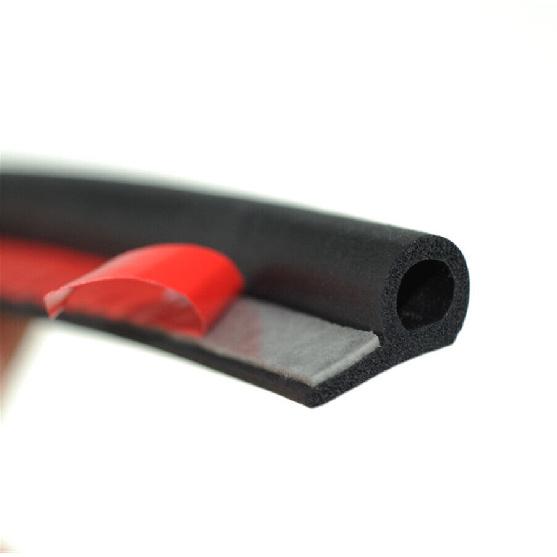 5M Car Auto Door Seal Strip Small P Shape Soundproof Waterproof Durable Rubber