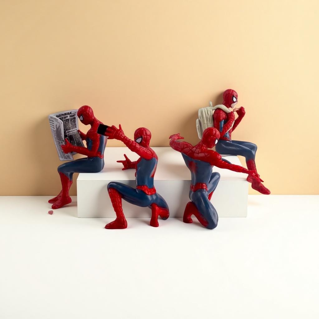 Marvel Spider-Man 7-9cm Actionfigur Superheld Spielzeug Spider-Man Anime Sammlung Mini Modell für Kinder Geschenk