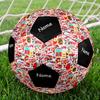 Custom Name fire truck Theme Size 5 Soccer Ball, Suitable for Both Indoor and Outdoor Matches, a Gift Suitable for Everyone.