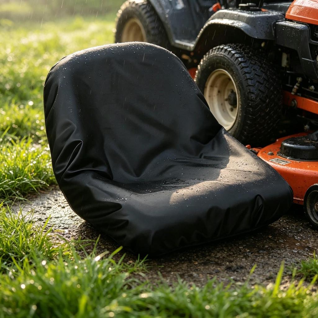 Mower Seat Cover Long-Lasting Protector with Pocket Non-Slip
