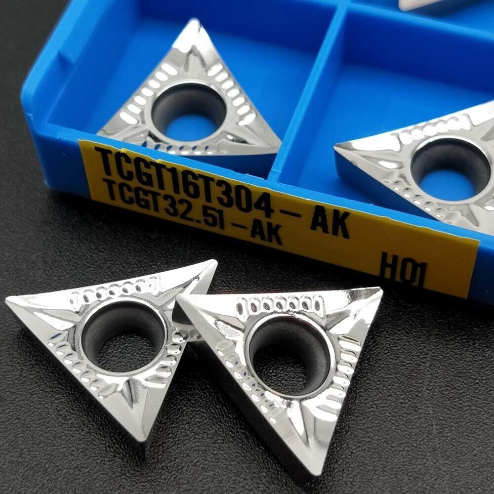 TCGT16T304-AK H01 TCGT32.51-AK Karbür uçlar Alüminyum için TCGT torna bıçağı