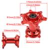 Motorcycle 36 Holes CNC Aluminum Front Rear Wheel Hub For Honda CR CRF 125 250 450R 450X Dirt Bike Replacement Accessories