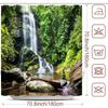 Waterfall Oasis Shower Curtain- Multi-Style Bath Decor, Perfect For Those Who Love Nature-Inspired And Practical Designs