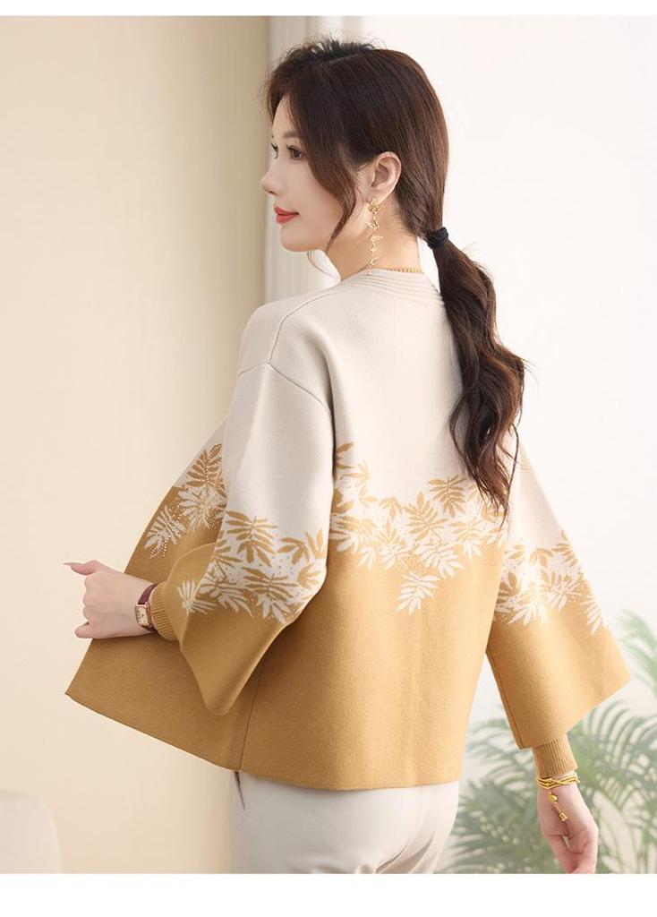 Mom's Autumn Knit Cardigan & Sweater Set - 2026 New Style for Middle-Aged & Elderly Women