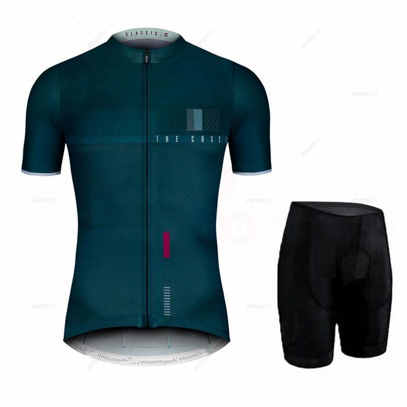 Summer Men's Cycling Jerseys Set Spain 2026 New Team Bicycle Clothes Quick Dry Short Sleeve Triathlon Ropa De Ciclismo Hombre