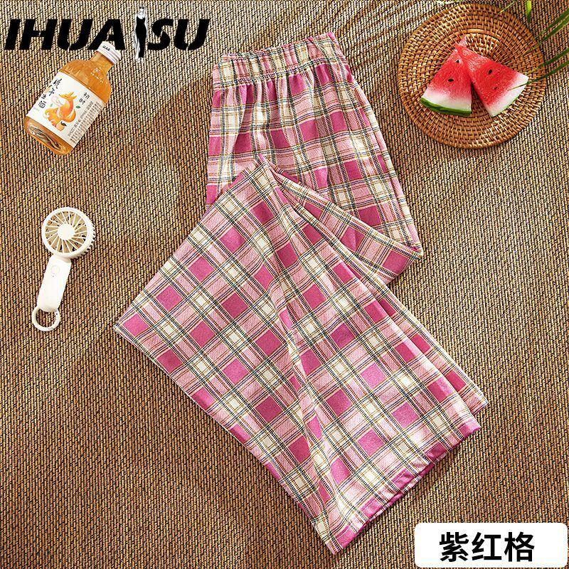 

IHUASU Женские модные повседневные брюки и капри one size фиолетовый