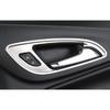Silver Steel Inner Door Handle Bowl Cover Trim For Chevrolet Equinox 2018-2023