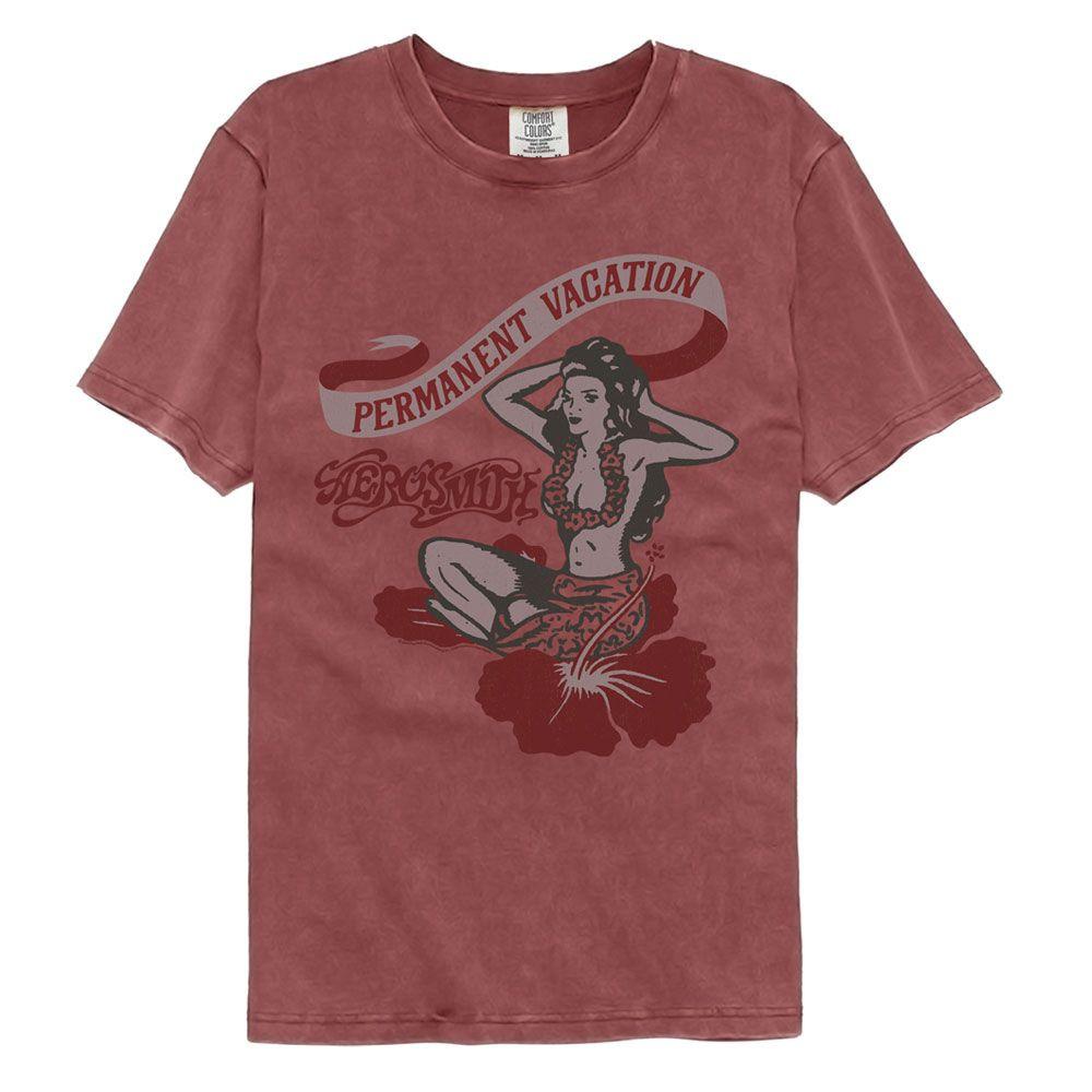 Aerosmith Permanent Vacation Brick Comfort Colors Music Shirt