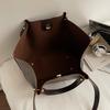New Women's Soft Leather Tote Bag Large Capacity Single Shoulder Handbag for Daily Commute Work Casual 2025 Fashion Underarm Bag