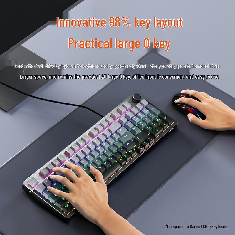 Dareu EK815PRO 98-Key Wired Gaming Mechanical Keyboard