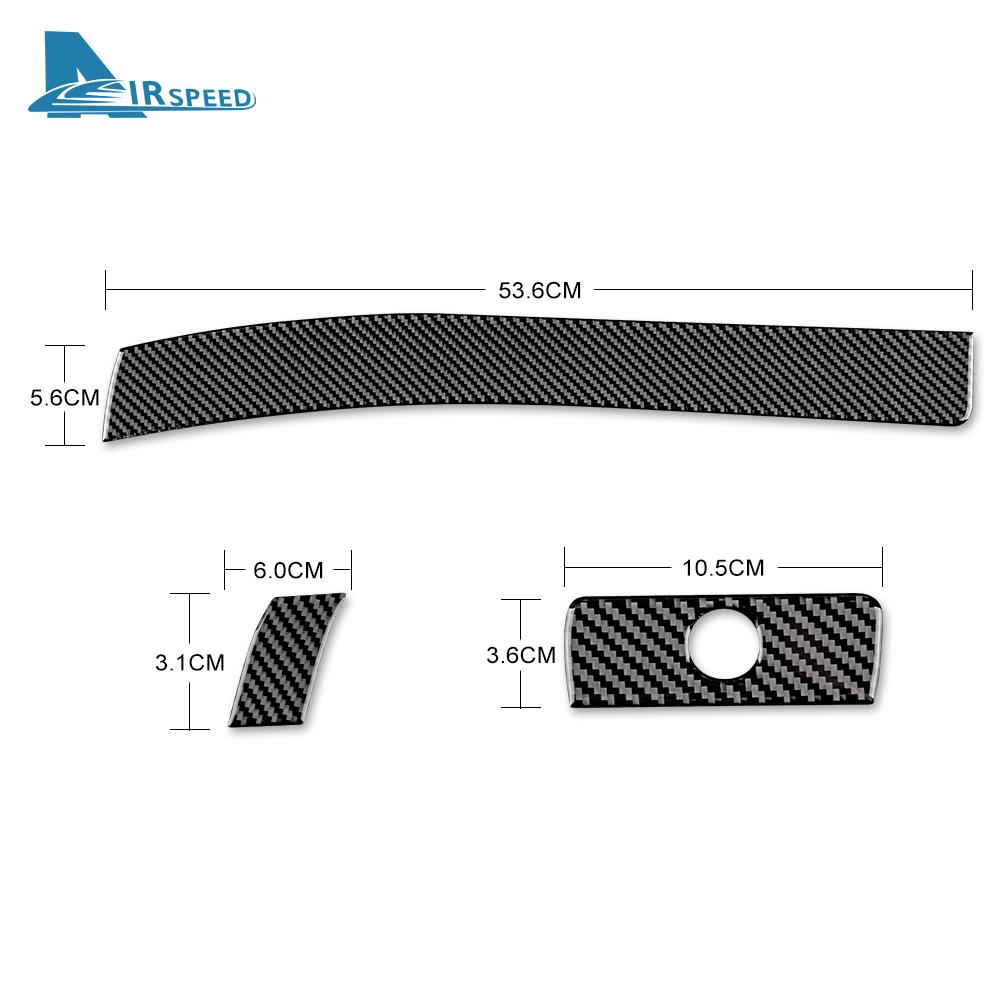 Carbon Fiber Interior Sticker Trim Cover for BMW 3 Series E46 1998-2006 Dashboard