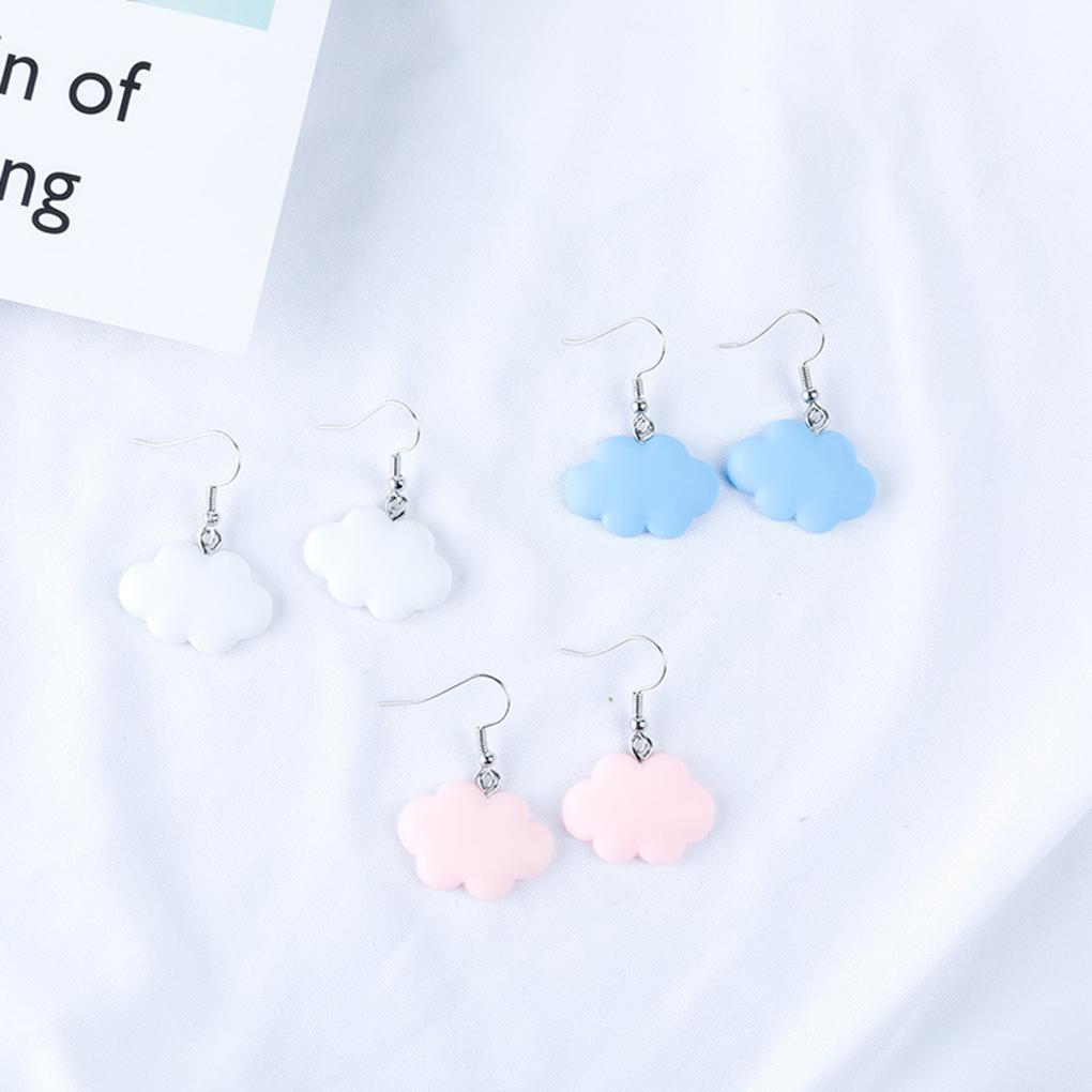 Damen Form Ohrringe Mädchen Harz Ohrhaken Legierung Stecker Ohrring Schmuck Feiertag Geburtstagsgeschenk