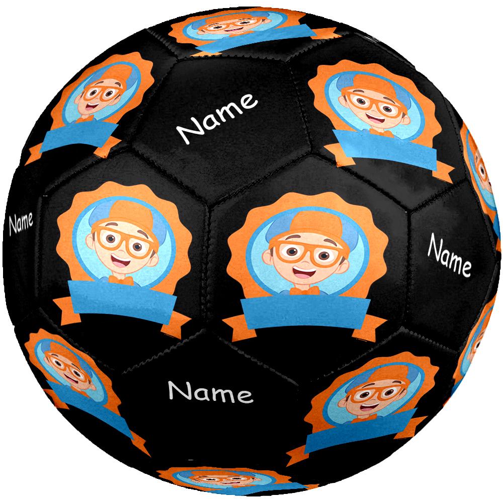 Custom Name Blippi Theme Size 5 Soccer Ball, Suitable for Both Indoor and Outdoor Matches, a Gift Suitable for Everyone.