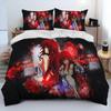 Sexy Girl High School DxD Anime Comforter Bedding Set,Duvet Cover Bed Set Quilt Cover Pillowcase,king Queen Size Bedding Set Boy