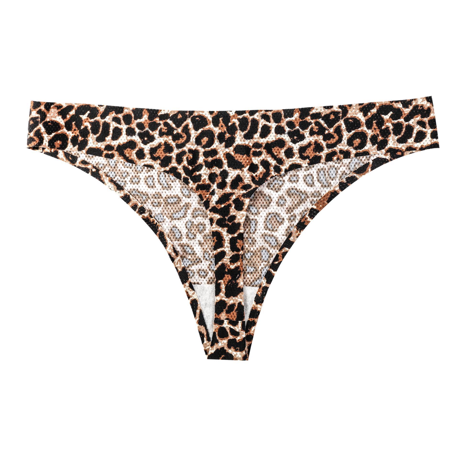 

Сексуальные бесшовные цельные стринги с принтом средней длины M size