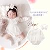 Baby Clothes for Tulle Floral 100th Day Baby [SLINX] Girls, Kids, Rompers, One-Piece, Bodysuit, Children's Dress, Skirt, Cute, Pattern, Celebration,