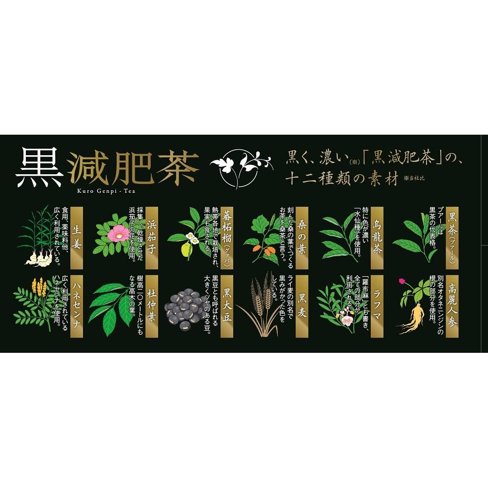 ITOH Diet Tea Black Reducing Tea 33 Bags