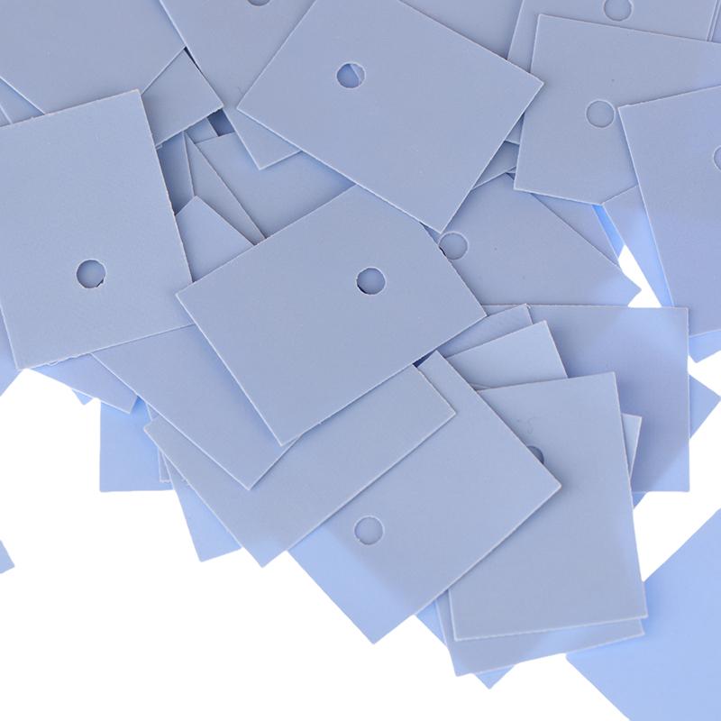 100Pcs To-220 Insulation Pads Heatsink Thermal Pad Soft Silicone Sheet Insulation Cloth