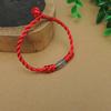 1PC Chinese Red String Handmade Hand-woven Bracelet Lucky Gifts Accessories Jewelry Red Rope