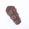 Mittelalterliches Cosplay für Männer PU-Leder Rüstung Armstulpen zum Schnüren Wikinger Pirat Ritter Stulpe Armband Armschutz Steam Punk Accessoires