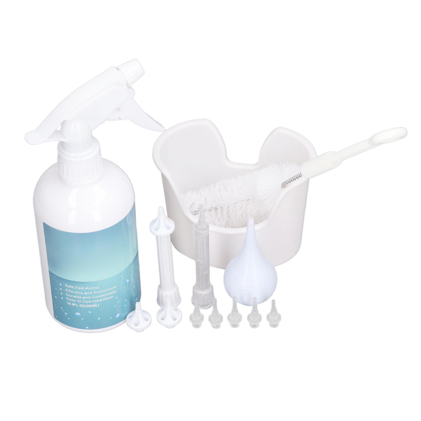 

Ear Irrigation Flushing System Kit Water Washing Syringe Squeeze Bulb Ear Cleaning Rinse Kit for Adults Kids