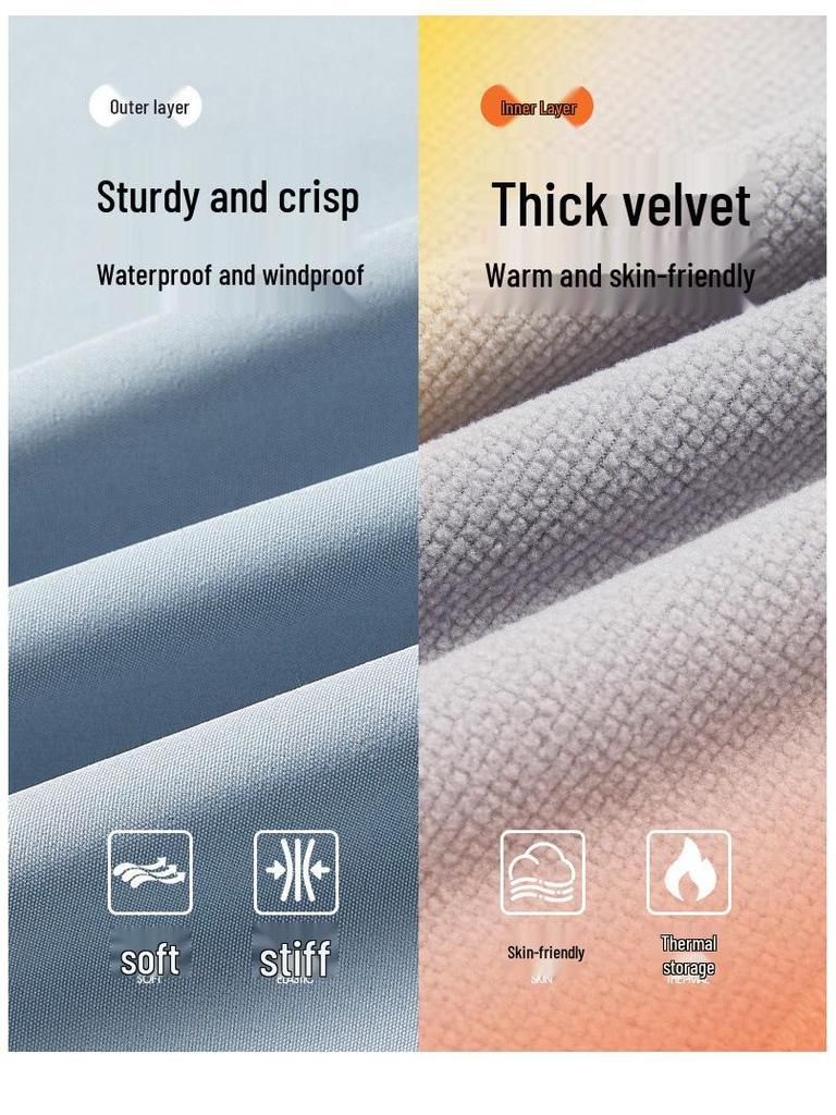 Couples' Hooded Windbreaker: Autumn/Winter Travel, Soft Shell, Windproof, Waterproof, Breathable, Warm, Mountaineering Single Layer.