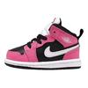 Tênis de Bebê Air Jordan 1 Mid GT Pinksicle Preto Branco 644507-002