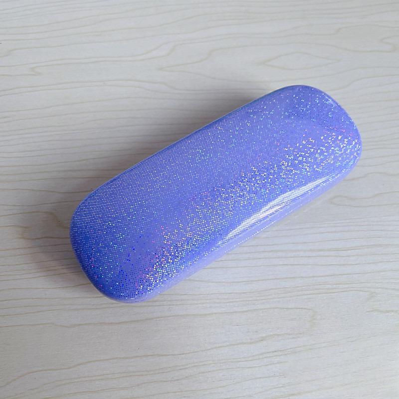 Laser-Etched Durable Metal Case for Optical Eyeglasses Colorful Eyewear Protector Simple Men's and Women's Eyeglass Storage Box
