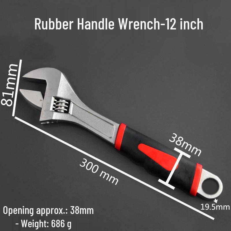 Multifunctional Insulated Mini Adjustable Jaw Wrench Set with Short Handle - Free Shipping