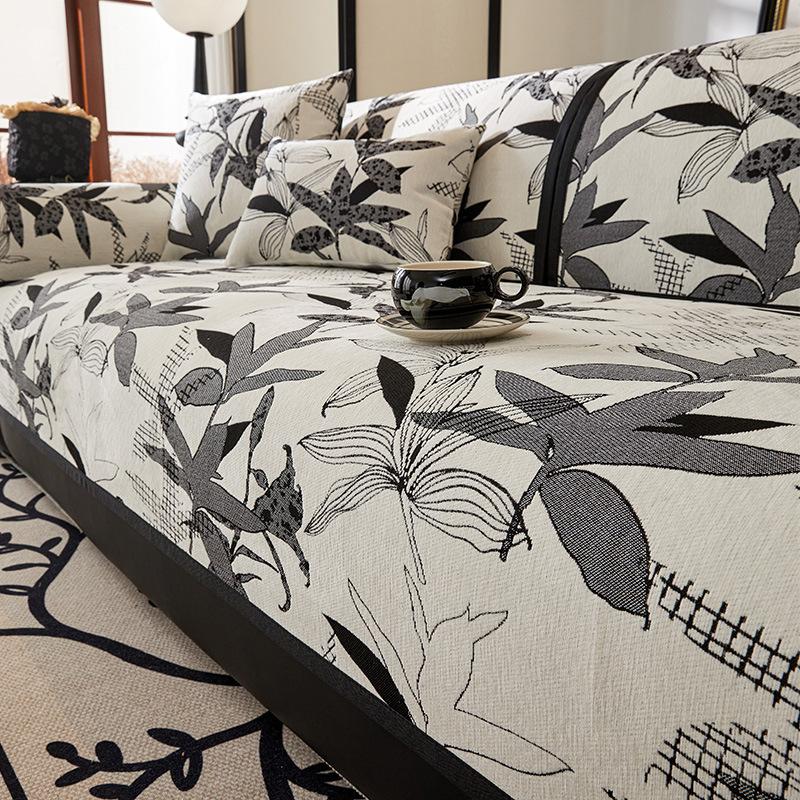 Sofa Cushion Light Luxury Chenille Four-season Universal Seat Cushion High-end Simple Non-slip Sofa Towel