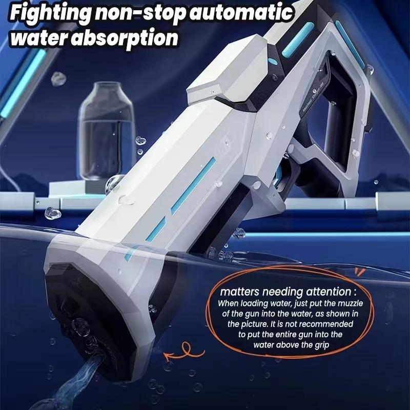 New Automatic Summer Electric Toy Water Gun Induction Water Absorbing Spray Pool Watergun Outdoor Beach Toy Fight Toy For Kid