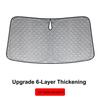 For Tesla Model 3 Y S X YL Juniper 2025-2020 2026 Thicken Front Windshield Sunshade Sun Shade Anti-UV Sun Shading Screen CoverWindshield Sunshades 1