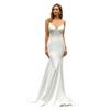 Light wedding dress white suspender bridal morning gown women's engagement toast dress temperament sexy celebrity birthday travel dress dress dress