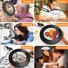 Magnifying Glass with Light and Stand 5X Magnifying Lamp LED Lighted Desk Magnifier for Close Work Reading Repair Crafts