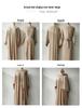 Elegant European & American Solid Color Cardigan Three-Piece Set for Middle East 