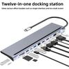 5 in 1 USB C Hub HDMI Adapter USB 3 0 Ports for Laptop Monitor Projection Multi Port Type C Dock