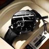 Men'S Watch Business Style Fashion Simple Temperament Non-Mechanical Watch Calendar Teen Quartz Watch