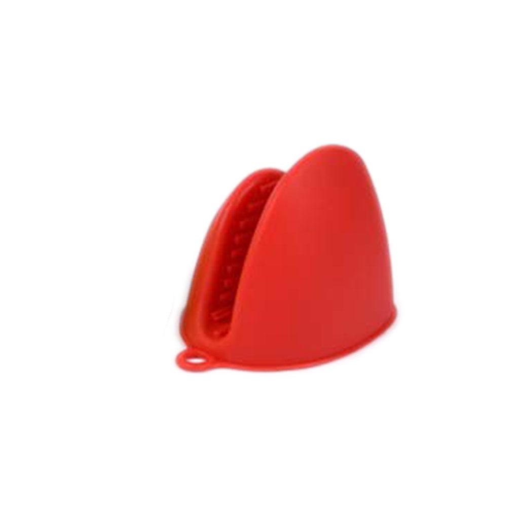 

1 пара силиконовых перчаток, теплоизоляционные, противоскользящие, для духовки, варежки, зажимы для рук для микроволновой печи красный