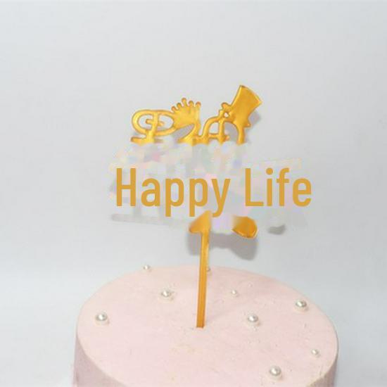 Food Grade Acrylic Cake Inserts for Birthday Wedding Decor