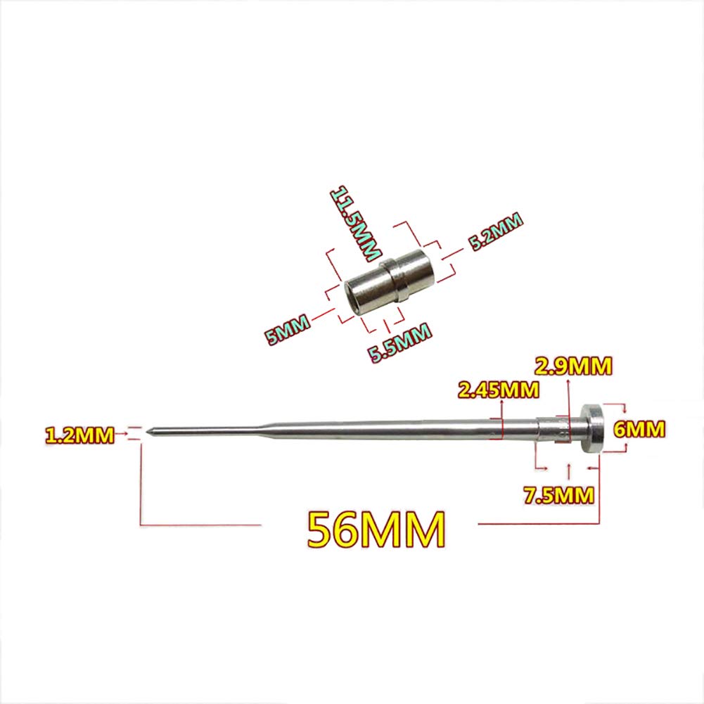 SHU.M-T Carburetor Repair Kit Compatible with Kawasaki KPS ZZR250 ZZR-250/EX250-E/F/G/H GPX-250R/ZX-250, Includes Plunger/Vacuum Diaphragm (Set of 2)